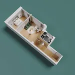 Chic Apartment - 1Br-4P - Republique